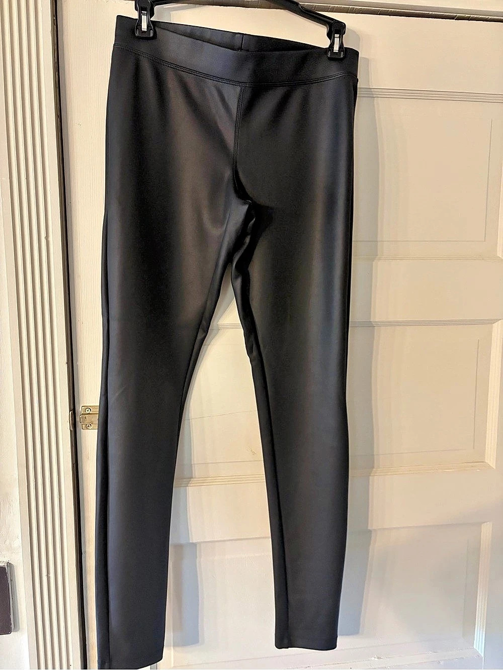 Express Faux Leather Leggings Black Small
